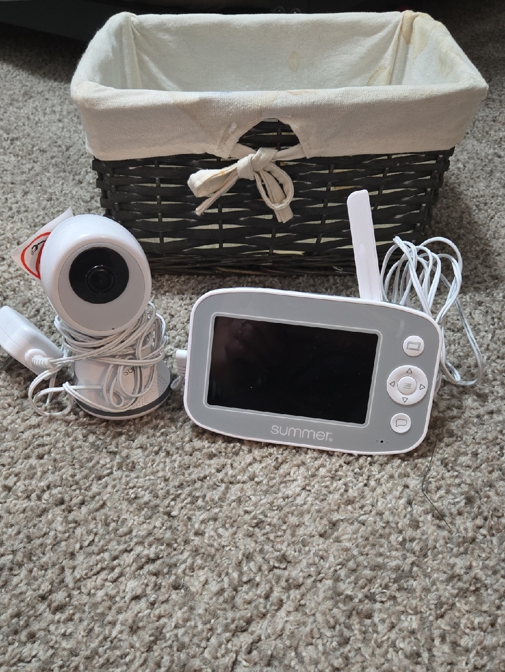 Summer Infant Video Baby Monitor - White and Gray